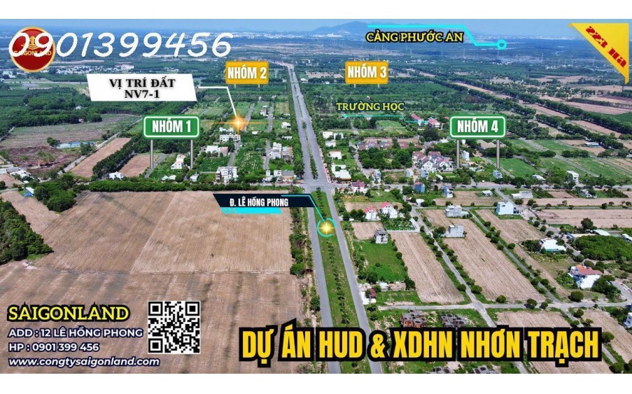 Saigonland - Đầu tư đất nền sổ sẵn tại Nhơn Trạch, nên chọn phân khúc nào tiềm năng nhất ?